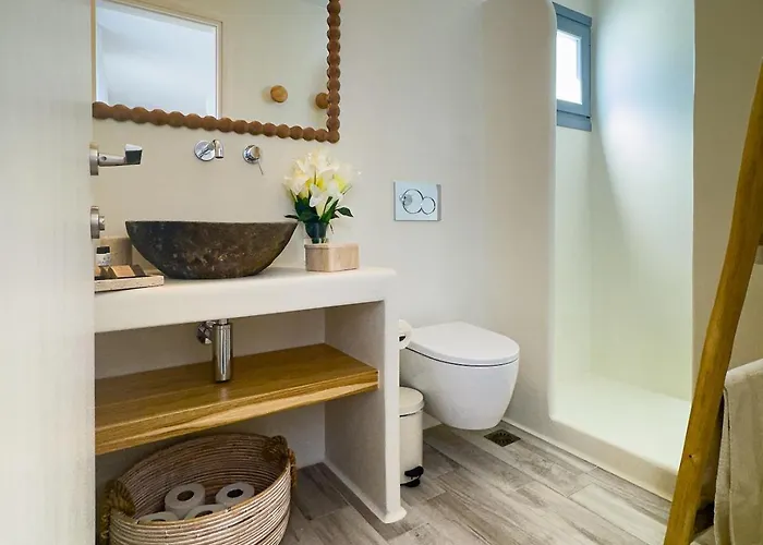 The Nine Graces- Celine, Elegant House With Pool, Garden & Rooftop * Kastraki (Naxos)